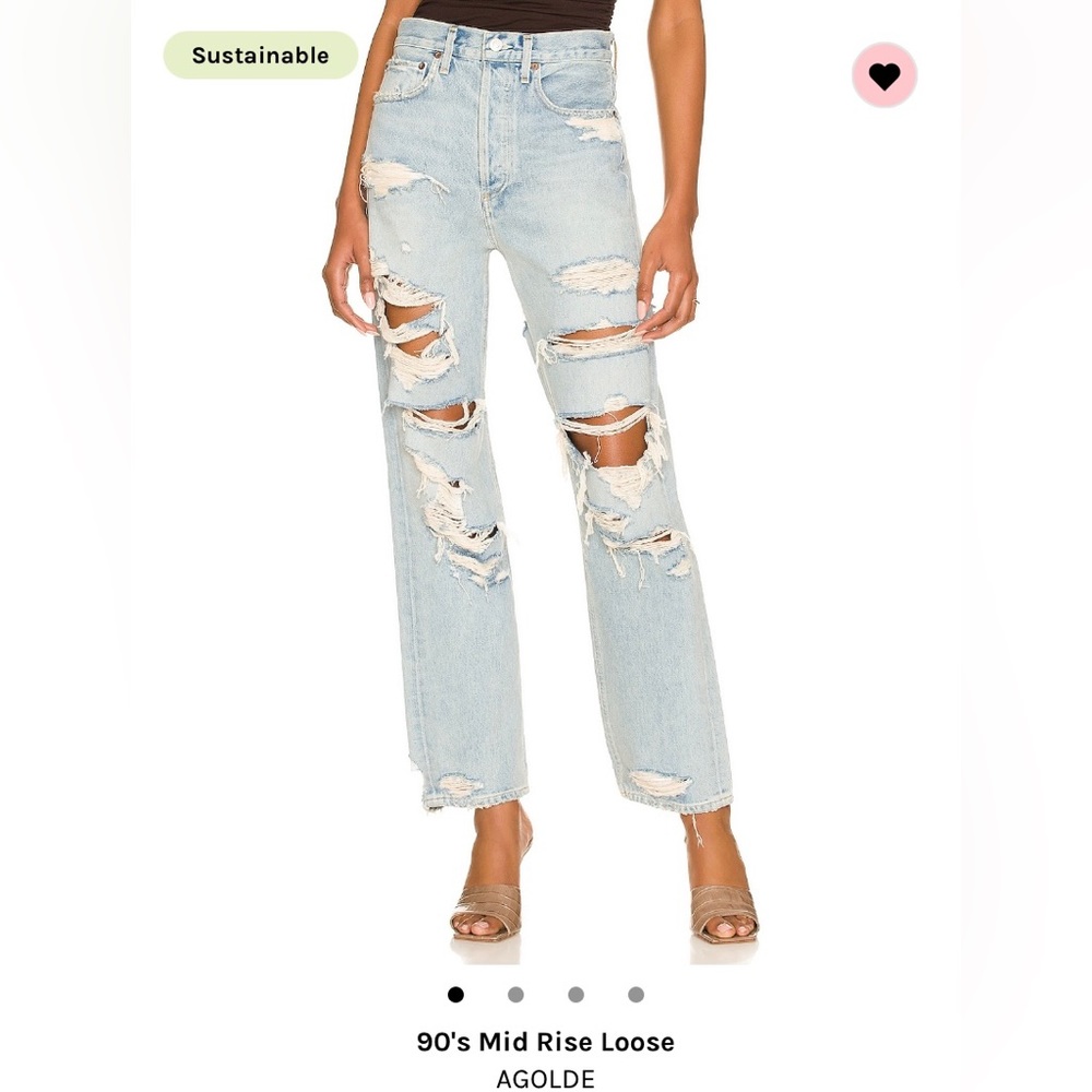 90’s mid rise Agolde jeans
